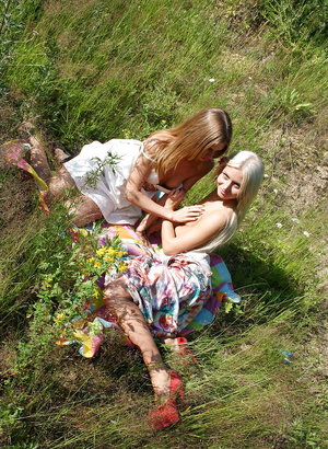 18 year old Euro hottie Ena Sweet posing non nude in denim shorts